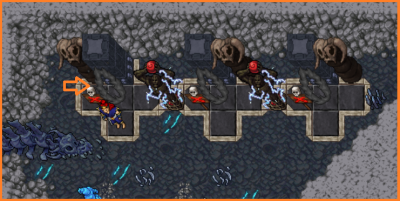 Teleporte de acesso Crypts Alpha.
